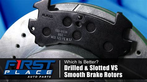 Unleash Your Braking Potential! Drilled and Slotted Rotors .
